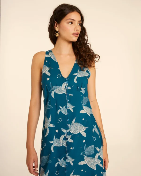 vestido tirantas tortugas