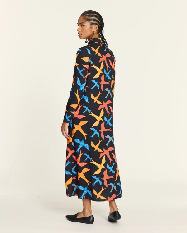 vestido camiseros pajaros - Imagen 4