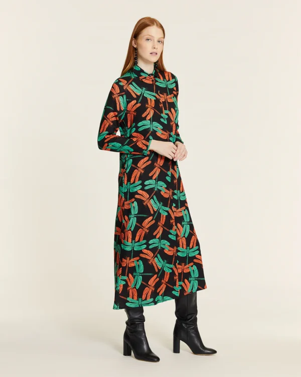vestido midi libelulas - Imagen 2