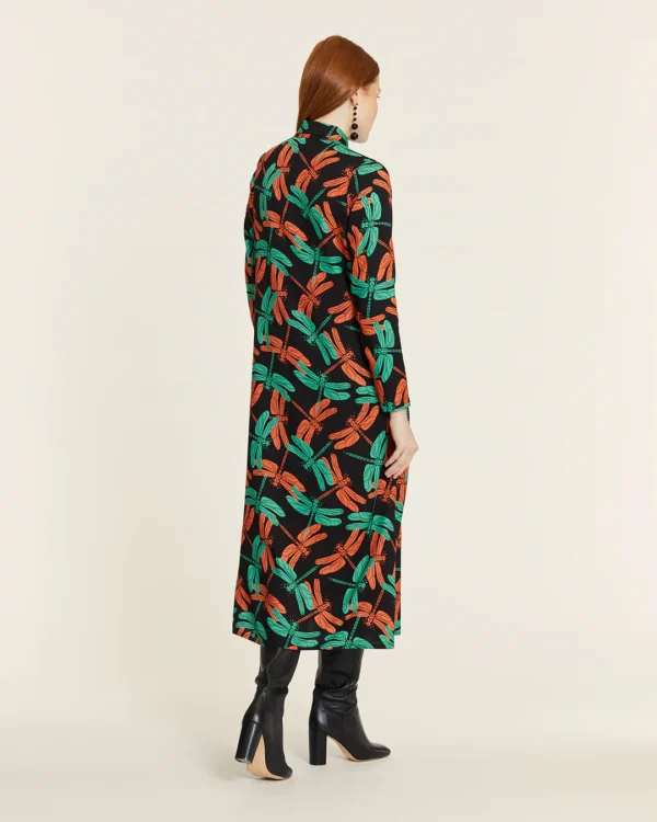vestido midi libelulas - Imagen 3
