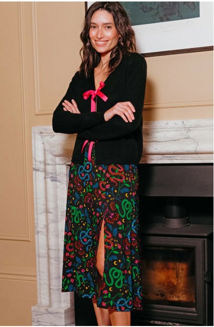 Falda  floral Snakes