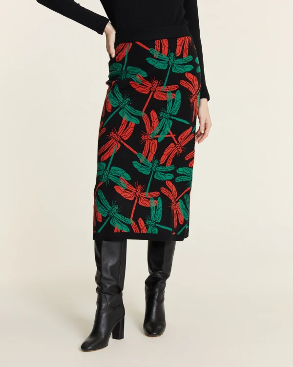 falda libelulas relieve - Imagen 3