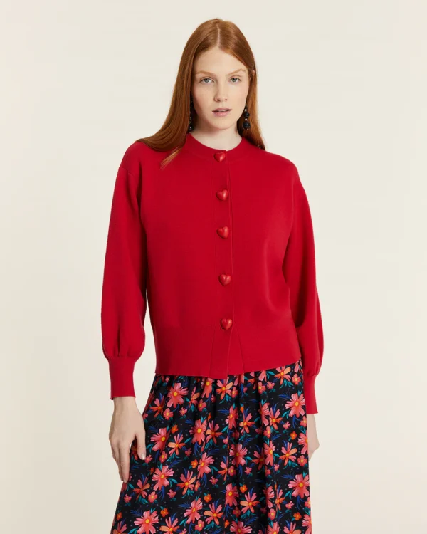 jersey rebeca corazones roja - Imagen 3