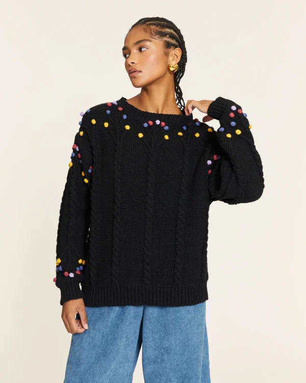 JERSEY POMPON NEGRO - Imagen 2