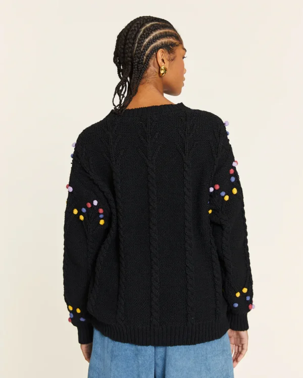 JERSEY POMPON NEGRO - Imagen 3