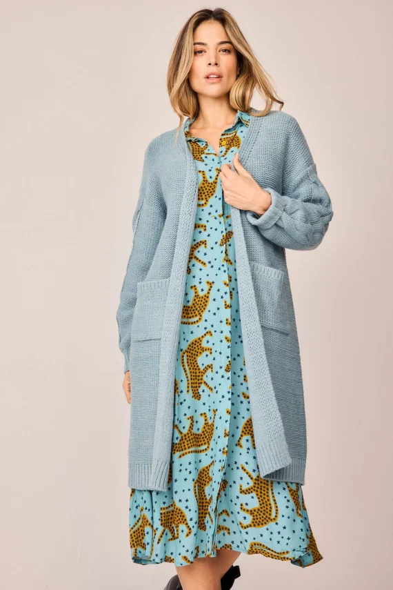 CARDIGAN AZUL CIELO