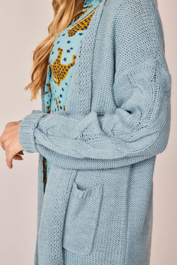 CARDIGAN AZUL CIELO - Imagen 5