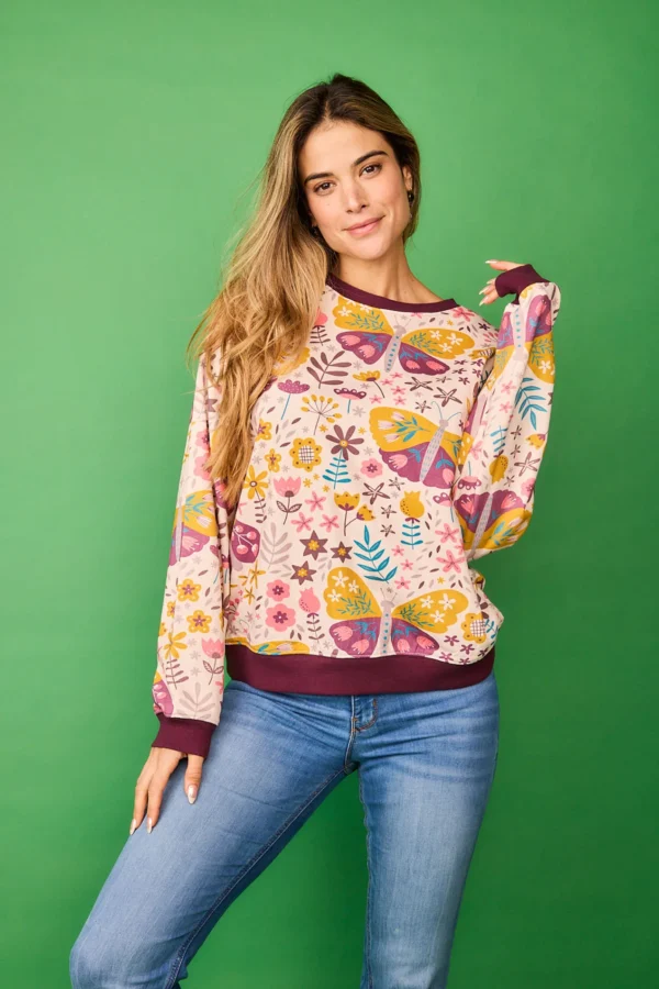SUDADERA MARIPOSAS - Imagen 2