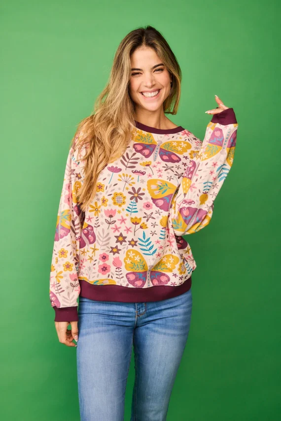 SUDADERA MARIPOSAS