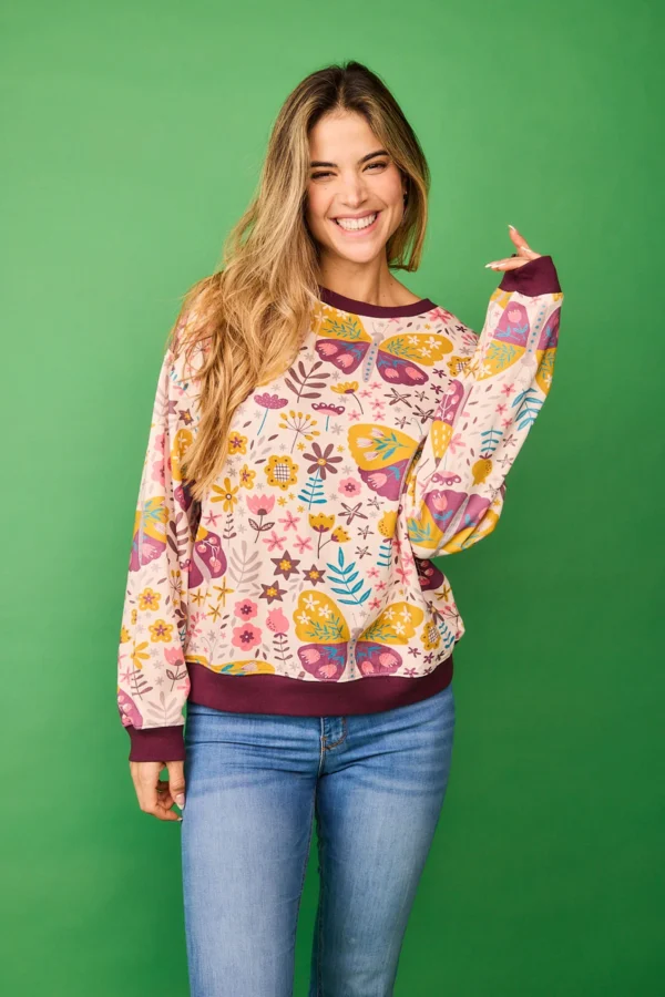 SUDADERA MARIPOSAS
