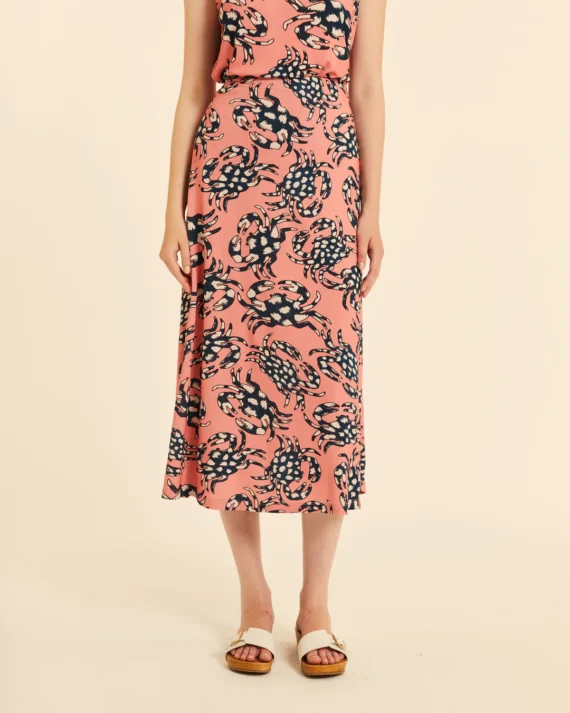 Falda Pink Crabs