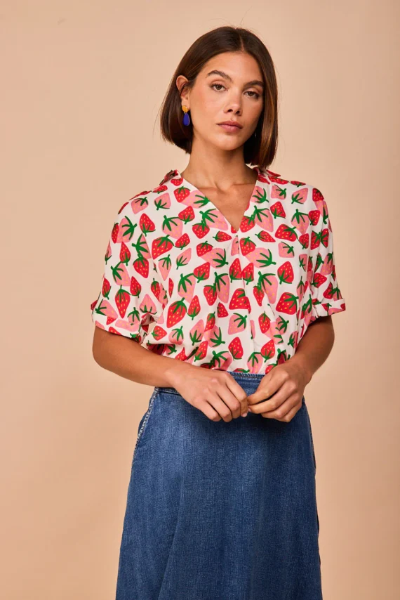 CAMISA FRESAS