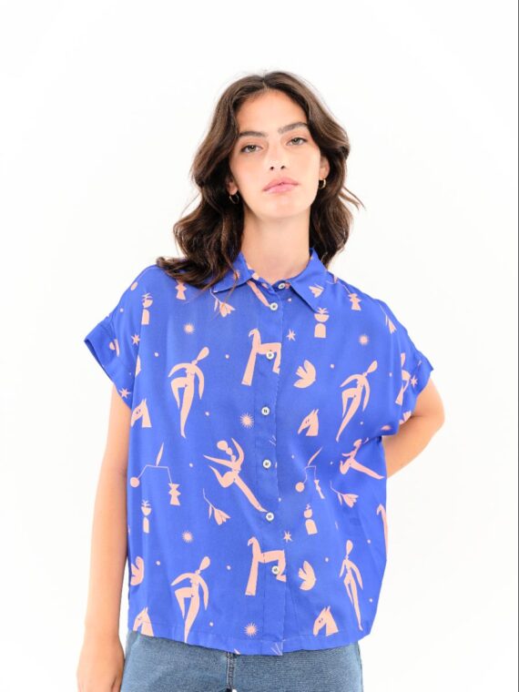 CAMISA DANZA AZUL
