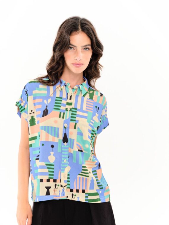 CAMISA BAUHAUSE ROSA