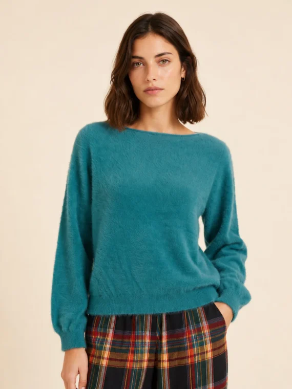 JERSEY SUAVE verde AGUA