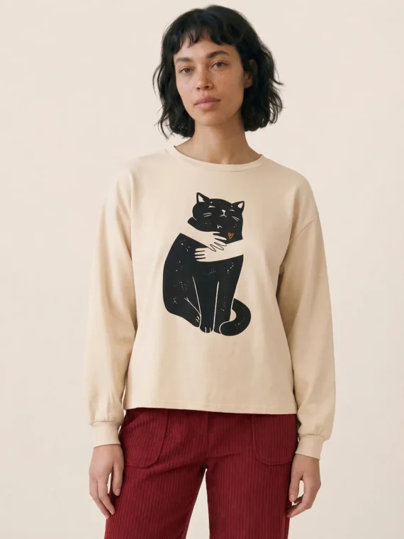 CAMISETA Abrazo gatuno