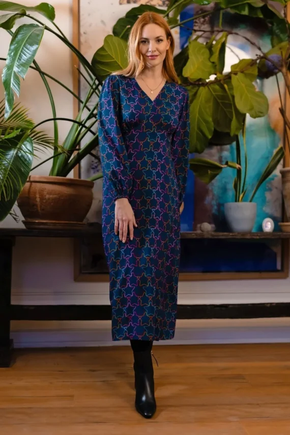 VESTIDO ESTRELLAS MULTICOLOR